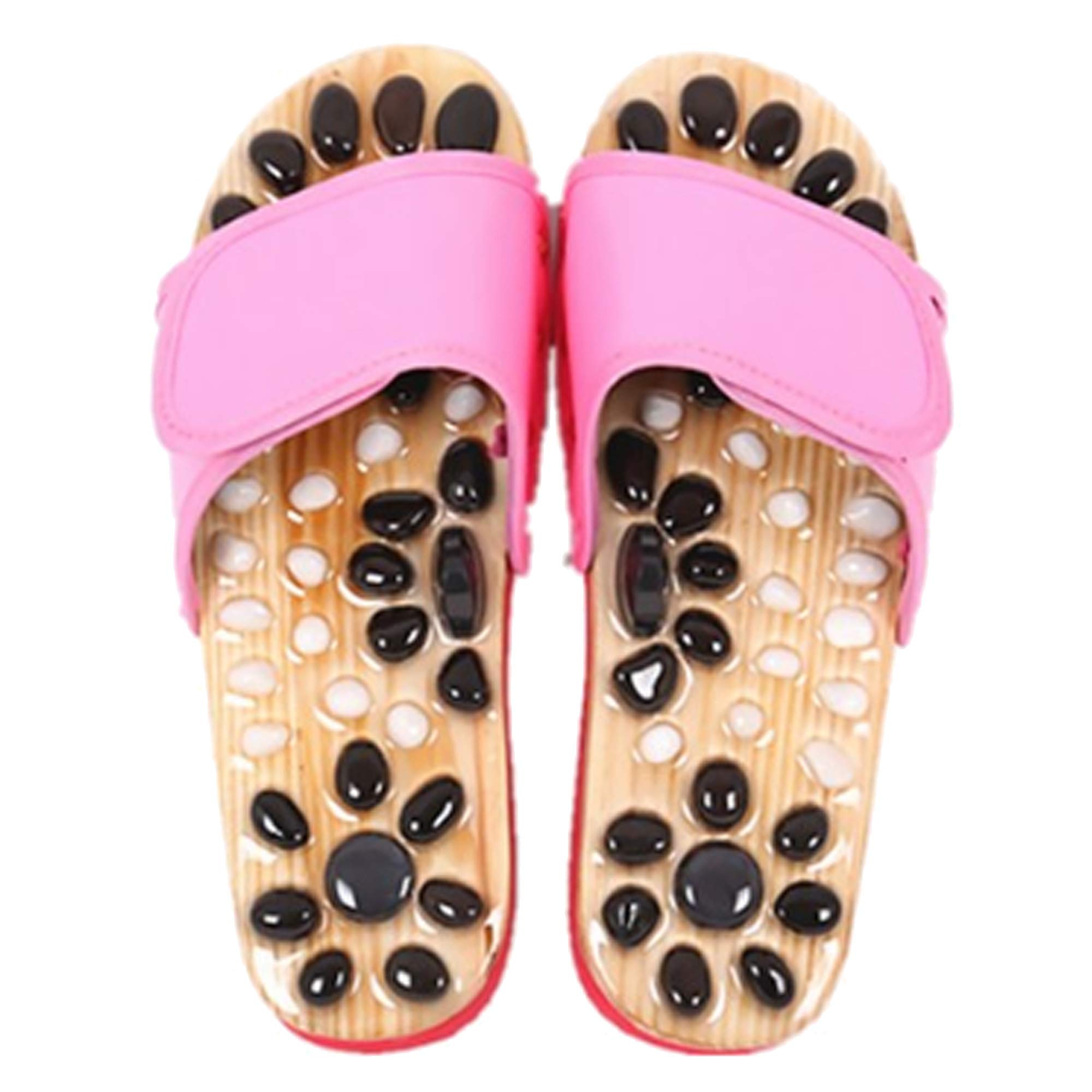 Market A Pebble Mano Foot Acupressure Slipper Korean Foot Massager Chiropractic Slippers Reflexology Sandals Indoor Massage Shoes for Men Women Women 6.5-7