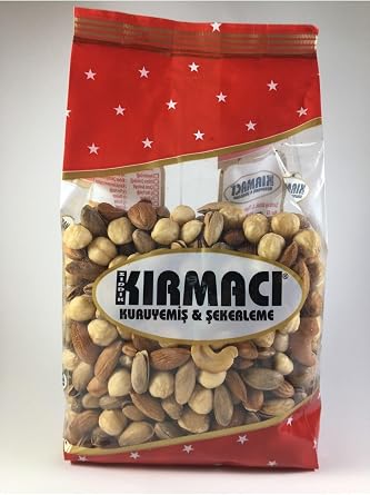 Sıddık Kırmacı Karışık Çerez Ekstra Lüks Antep Fıstığı Badem Fındık Kaju Karışımı 500 G, Ekstra Çerez 500