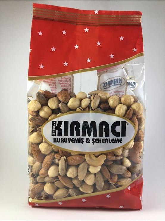 Sıddık Kırmacı Karışık Çerez Ekstra Lüks Antep Fıstığı Badem Fındık Kaju Karışımı 500 G, Ekstra Çerez 500