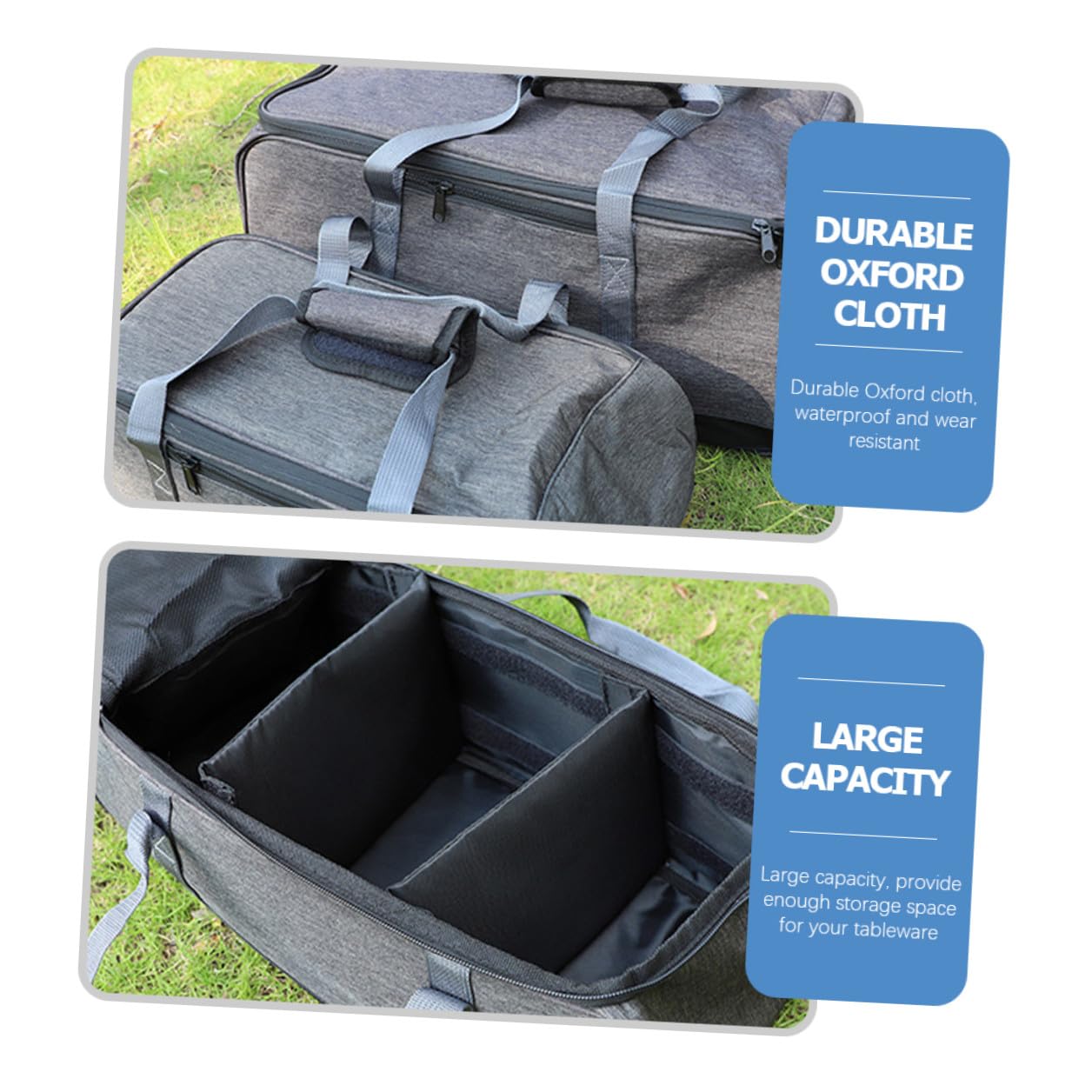 Healifty Bolsa al Camping Utensilios para Portátil Cocina en Diseño Resistente y Tela Oxford Estufa y Ollas Aire Libre y Viajes