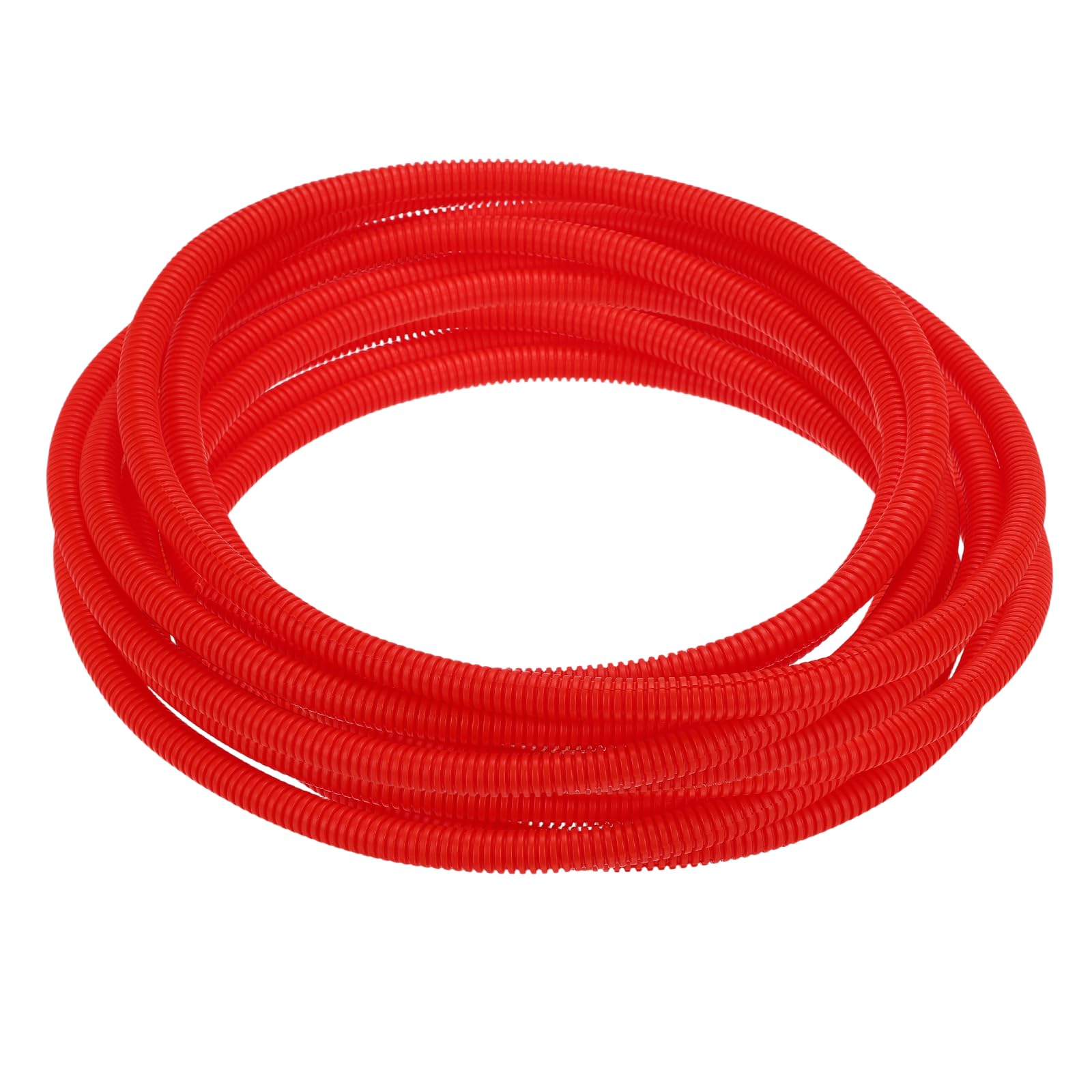 QUARKZMAN Gaine Fendue pour Câbles 1/2"(12mm) DI 50FT(15m) Gaine pour Câbles Résistante A La Chaleur Et Au Froid -40F A 257F Conduit Flexible en Plastique Protecteur De Câbles, Rouge