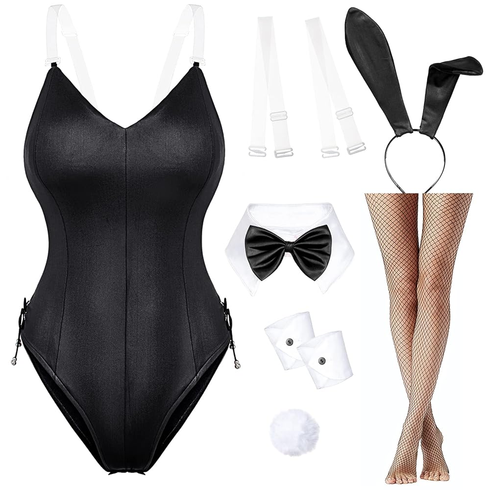 Amazon.com: Womens Bunny Costume Girl Bodysuit Anime Role