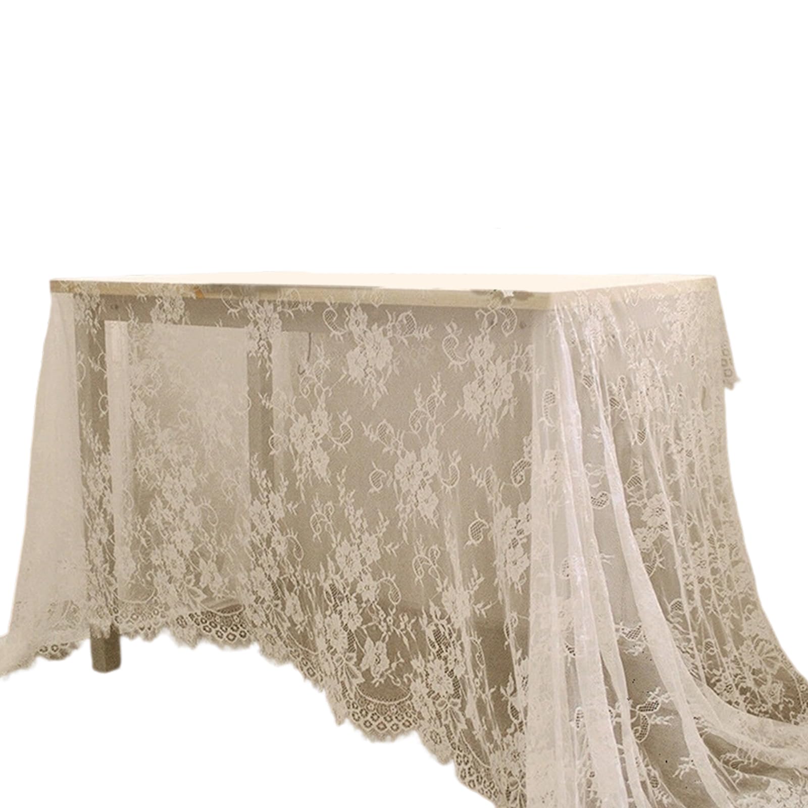 Tsophreniq Wedding Tablecloth Decorative Covering for Reception Banquets Anniversary Romantics Home Styling Table Cloth Lace Tablecloth Wedding Reception