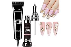 Nail Rhinestone Glue Set: Radiate with Shimmering Crystals