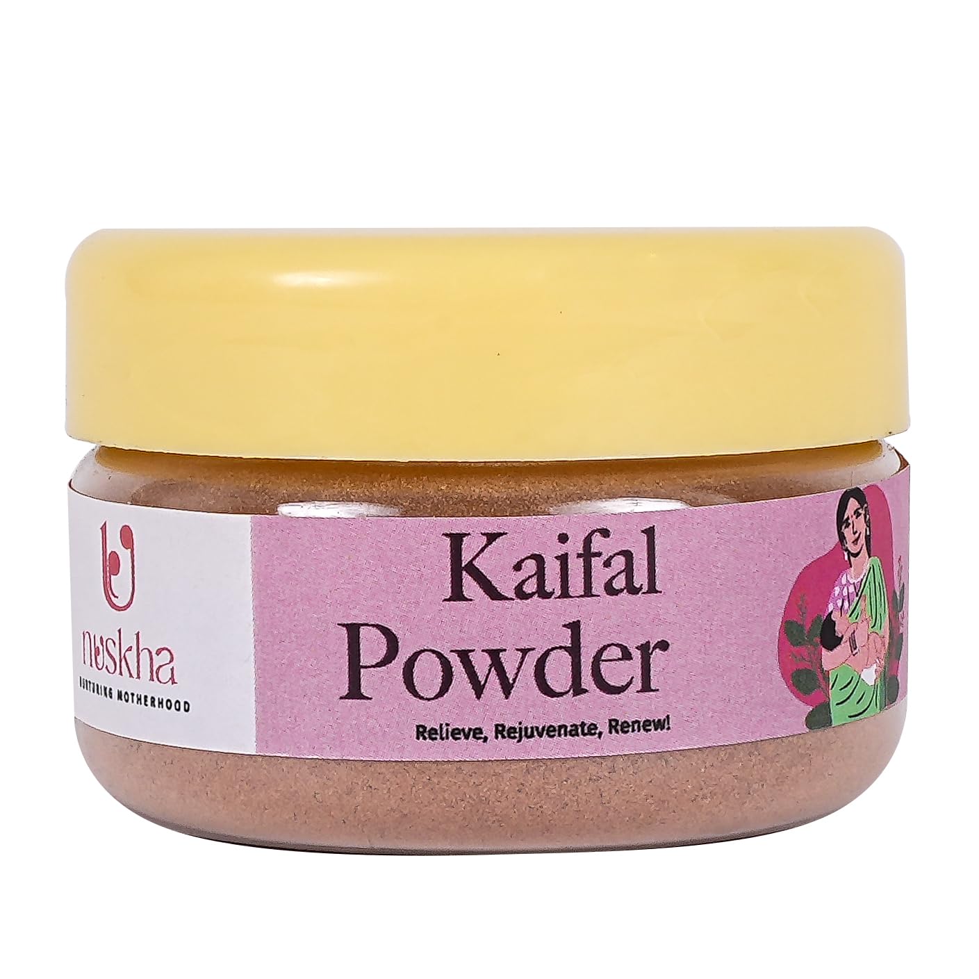 NUSKHA KITCHEN Kaifal Powder|For Post-Pregnancy|Head Massage Powder|Migraines|Kaifal Ka Powder|Headaches|10Gms