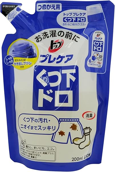 Amazon トップ プレケア しみ抜き剤 ドロ用 詰替 200g トップ 液体洗剤