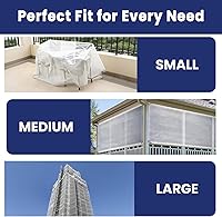 Vista 9 de Tarps Now - Lona de polietileno translúcida de 6 x 8 pies, cubierta impermeable resistente de 14 milésimas de pulgada de pulgada de diámetro, lona