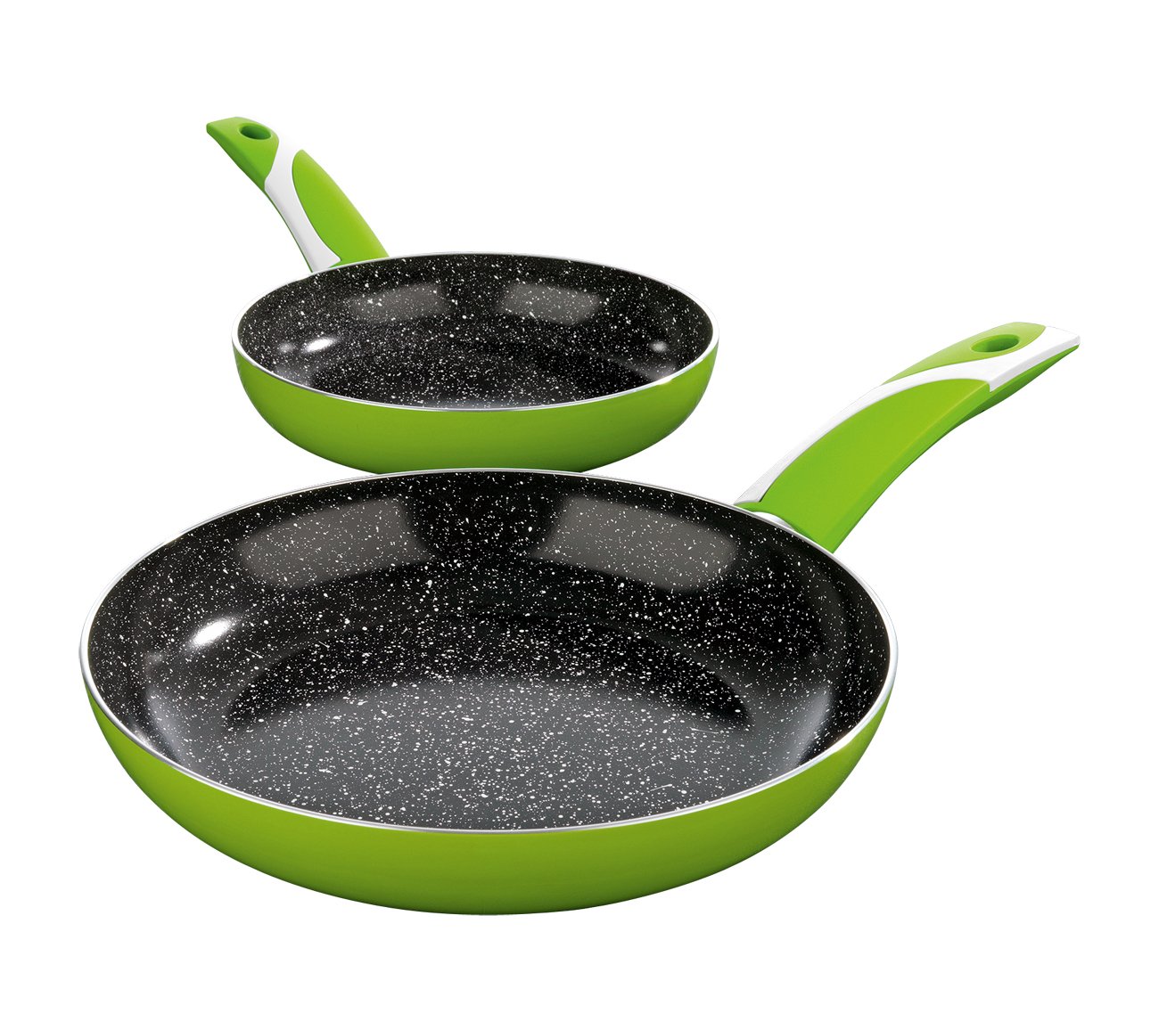 Lot de 2 poêles en céramique 20 x 24 cm Harry Blackstone vert