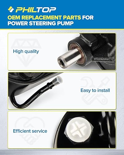 Miniatura 227 de PHILTOP Bomba de dirección asistida 20-806 OE apta para Aveo5 2007 2008, Aveo 2008, bomba de asistencia asistida 96801443, bombas de dirección