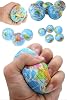 Rubber Foam Ball Stress Relief World Map Toy Sphere Squeeze Toy Wrist Exercise Ball 1650