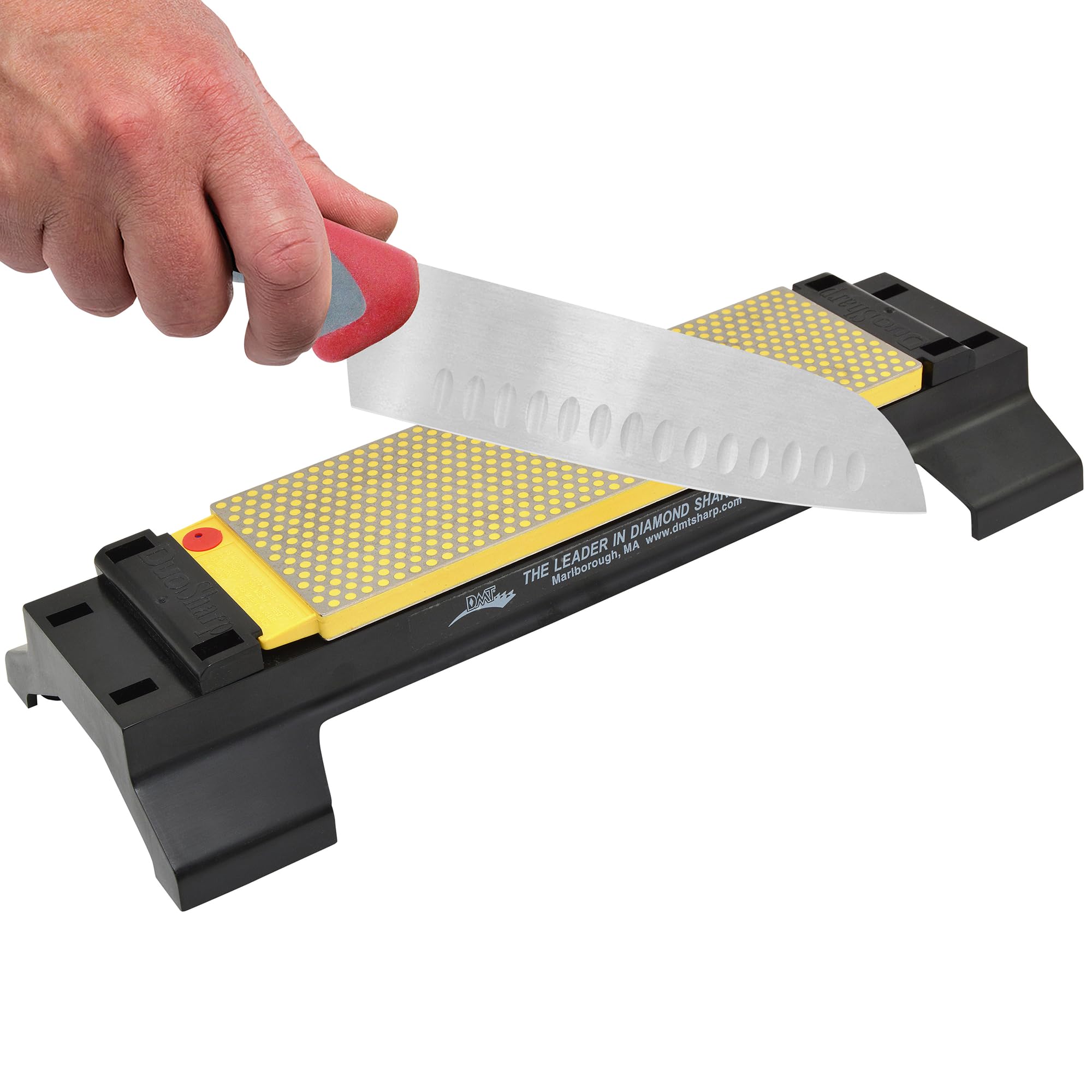 W8FC-WB 8-Inch Duo Sharp Bench Stone Fine / Coarse with Base