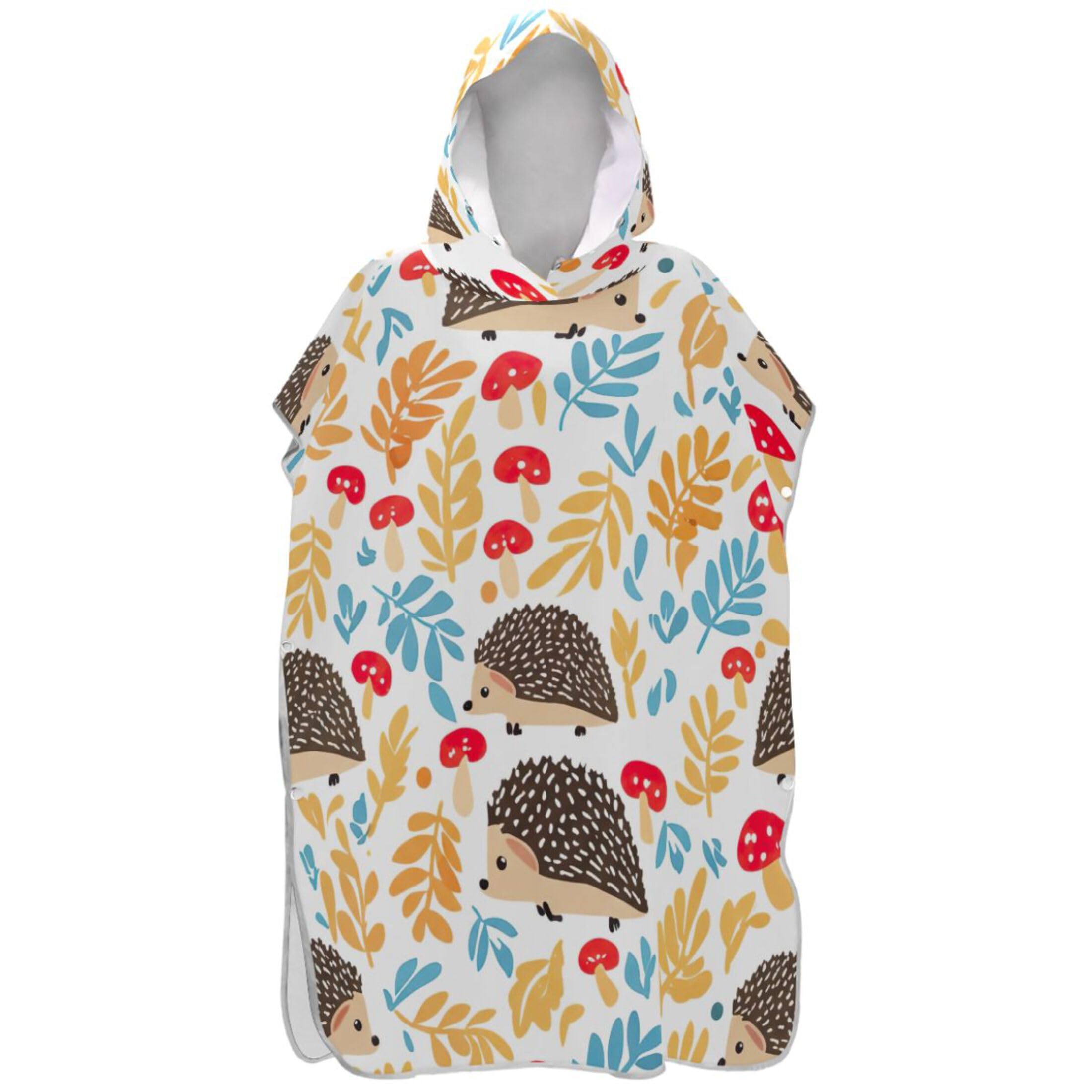 Poncho de surf absorbant et peignoir à langer avec grande capuche adulte