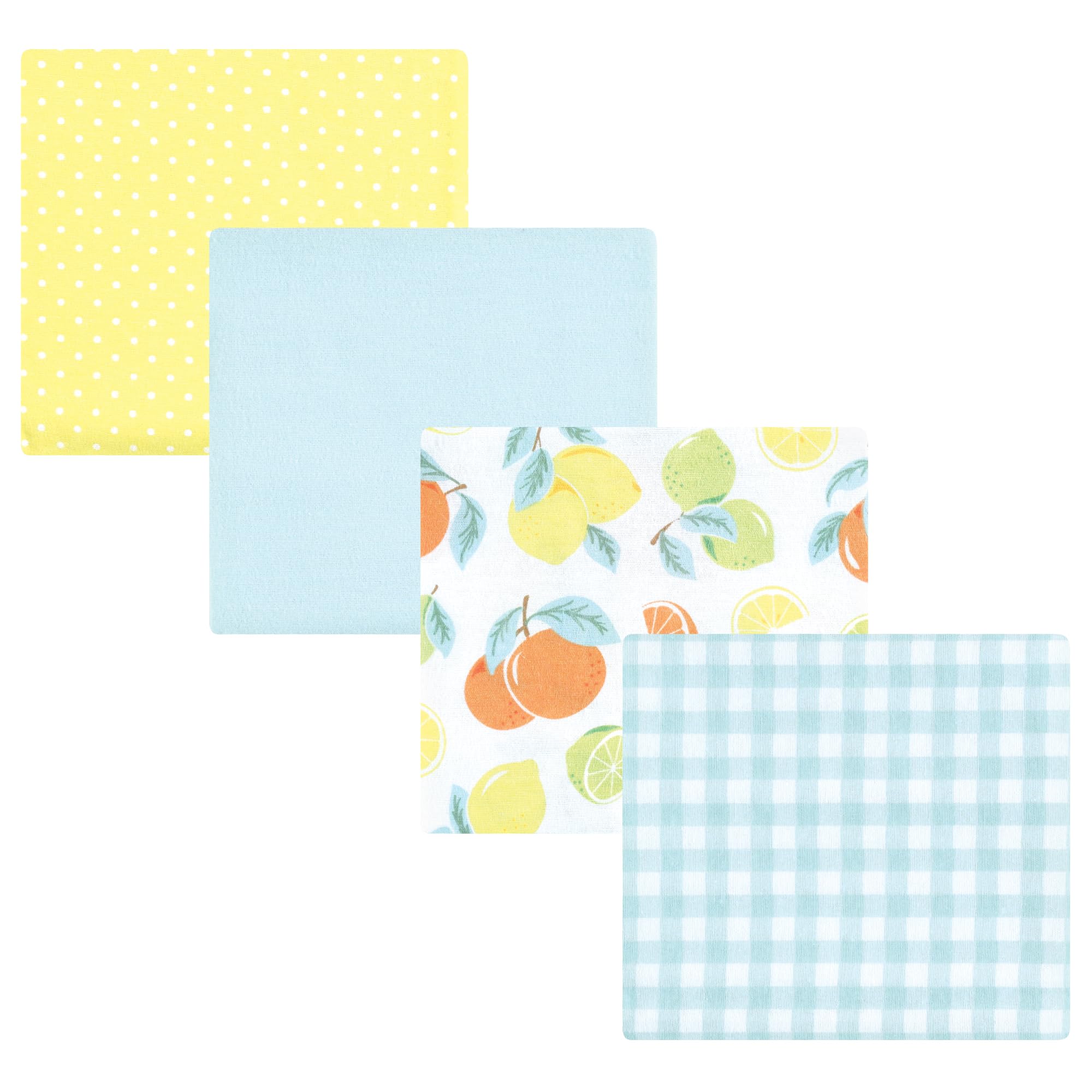 Luvable Friends Little Treasure Flannel Receiving Blankets 4pk