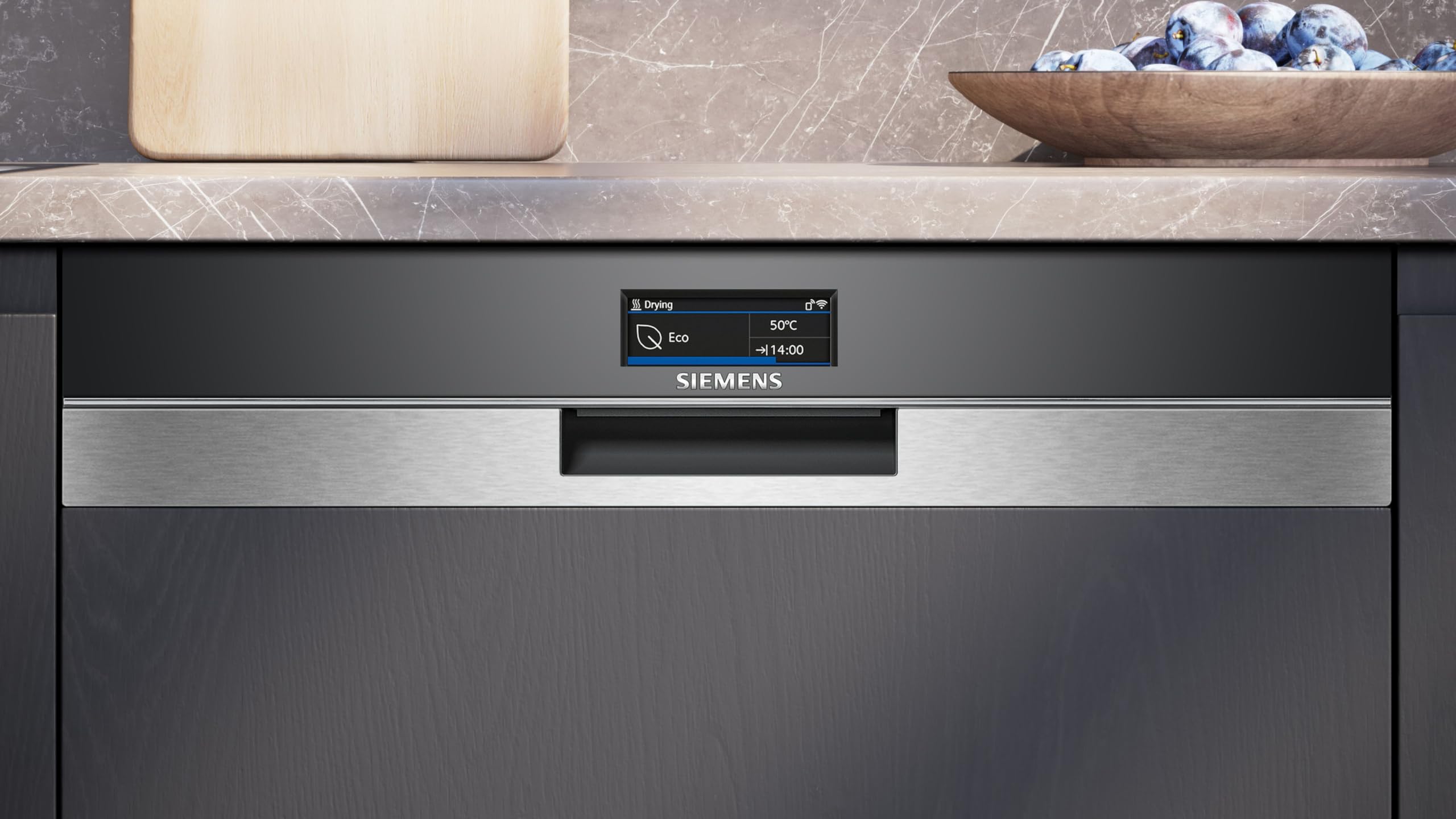 Siemens iQ700 SN57TS00CE Geschirrspüler Teilintegriert Spülmaschine mit Zeolith Trocknung, varioSpeed, Home Connect