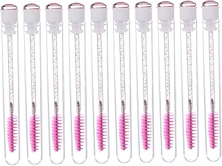 SHERCHPRY 10 cepillos de pestañas con tubo de...