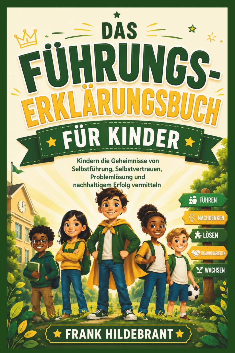 DAS FÜHRUNGS-ERKLÄRUNGSBUCH FÜR KINDER: Kindern die Geheimnisse von Selbstführung, Selbstvertrauen, Problemlösung und nachhaltigem Erfolg vermitteln