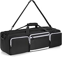Vista 1 de Tripod Bag, 30.7" Heavy Duty Tripod Carrying Case with Padded Divider Light Stand Bag Dual Zipper Photo Studio Equipment Large Carrying Bag for