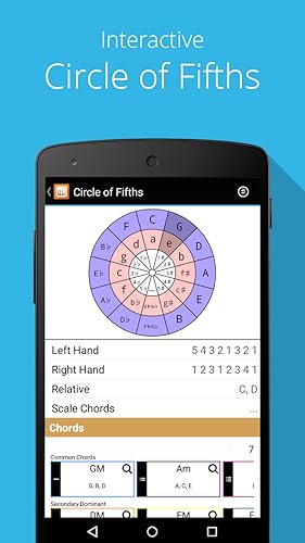 Piano Companion PRO é um dicionário flexível de acordes e escalas com bibliotecas de usuário e modo