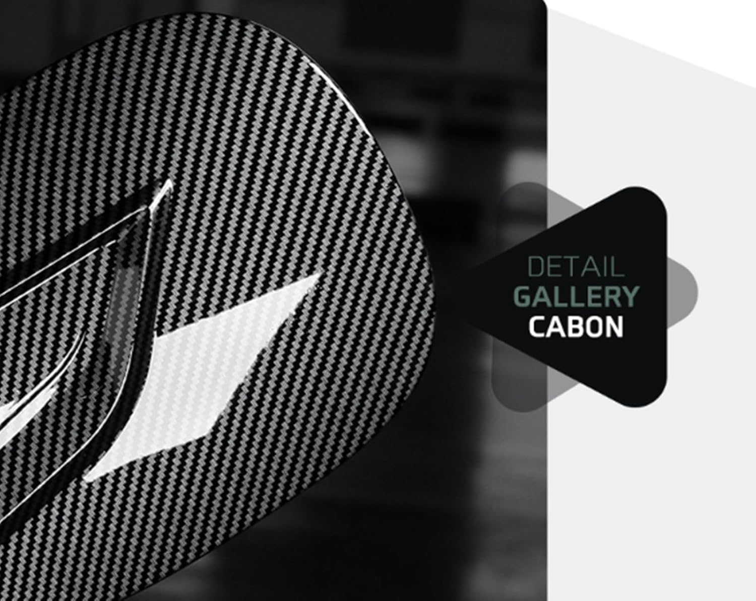 Cnaurda Carbon Fiber Style ABS Fuel Tank Cover Oil Gas Cap Fuel Filler Door Trim Cover Decal Sticker Compatible with Hyundai Kona SX2 2024 Accessories