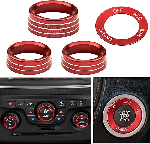 para Challeger - Interruptor de señal de giro del aire acondicionado, anillo de perilla de volumen del clima, consola central automática Compatible