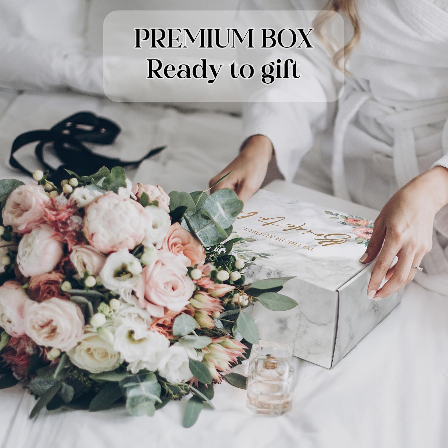 Bride To Be Gifts Box, Bridal Shower Bachelorette, Engagement Wedding Gift For Women, Her, Fiancee, Future Mrs, Newly Just Engaged Basket Ideas for Bachelor Party - Image 7