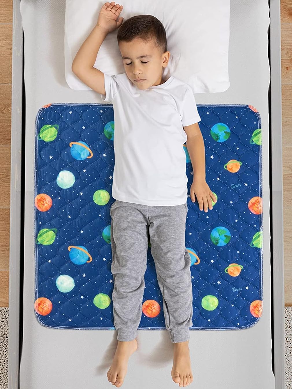 Potty Training Bed Pad, Mattress Protector for 100 Night Time Waterproof ProtectionGalaxy