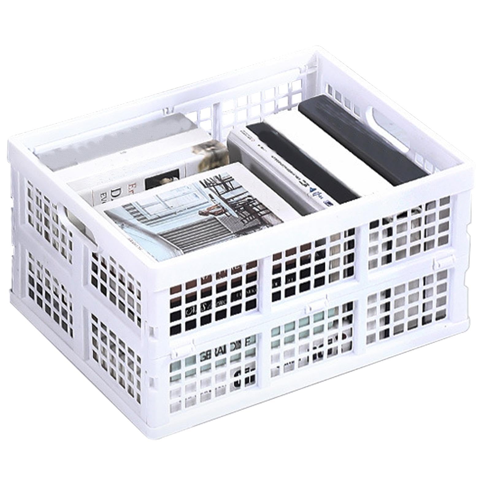 Panier de rangement pliable polyvalent idéal pour organiser la cuisine, le bureau et la voiture