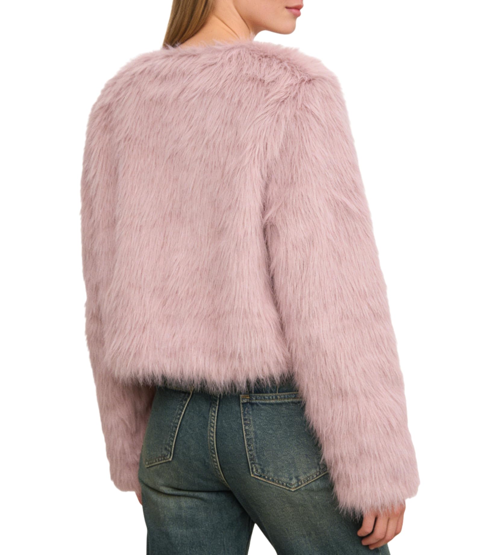 Amazhiyu Pelzmantel Damen Felljacke Kunstfell Kunstpelz Jacke Plüschjacke