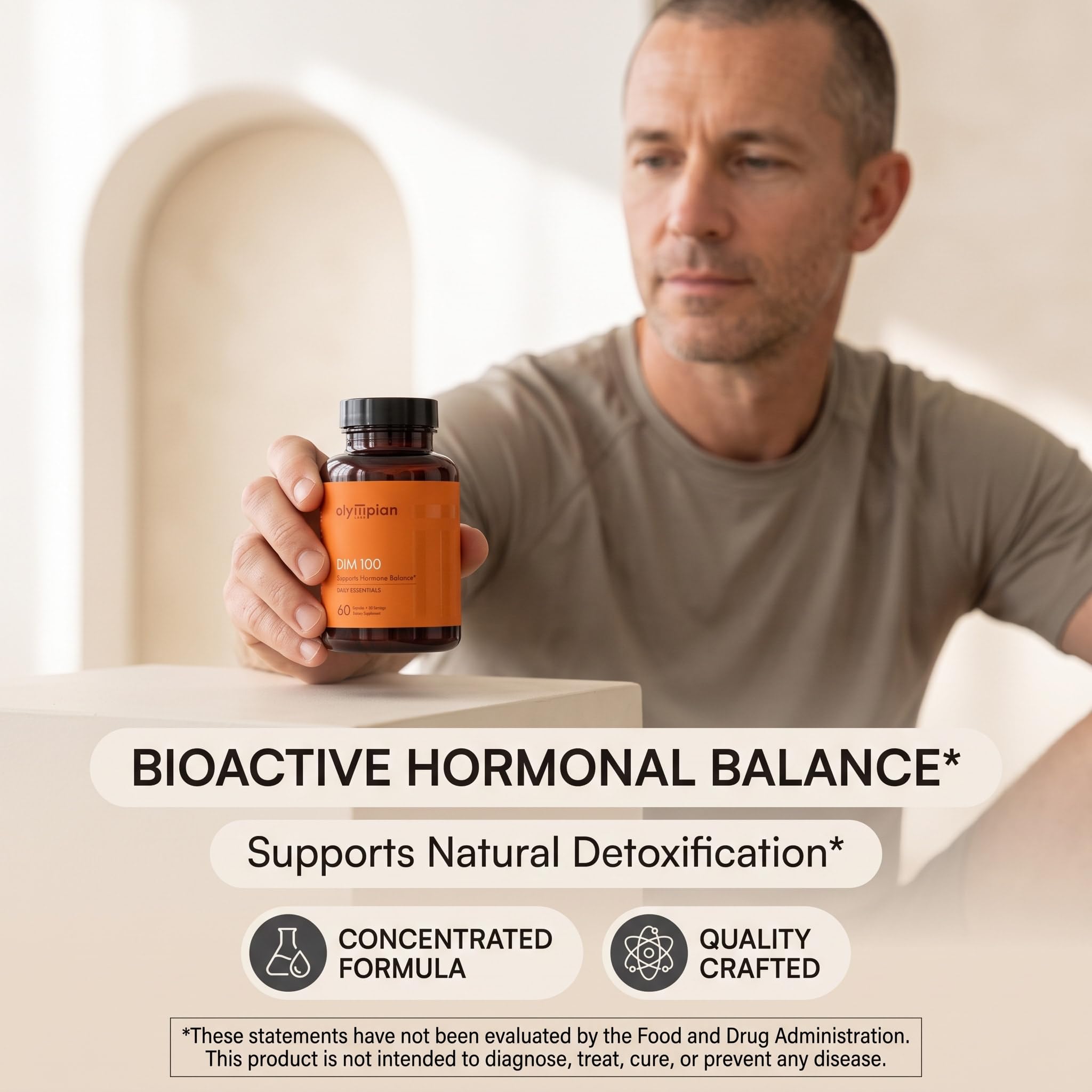 Olympian Labs DIM Supplement 100mg - Daily Capsules - Diindolylmethane for Men and Women, 100 Mg, 60 Count — Amazon image 6