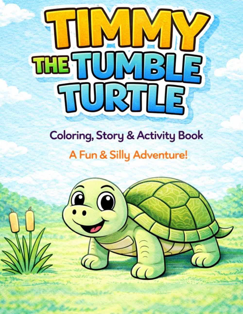 Timmy the Tumble Turtle: A story colouring book