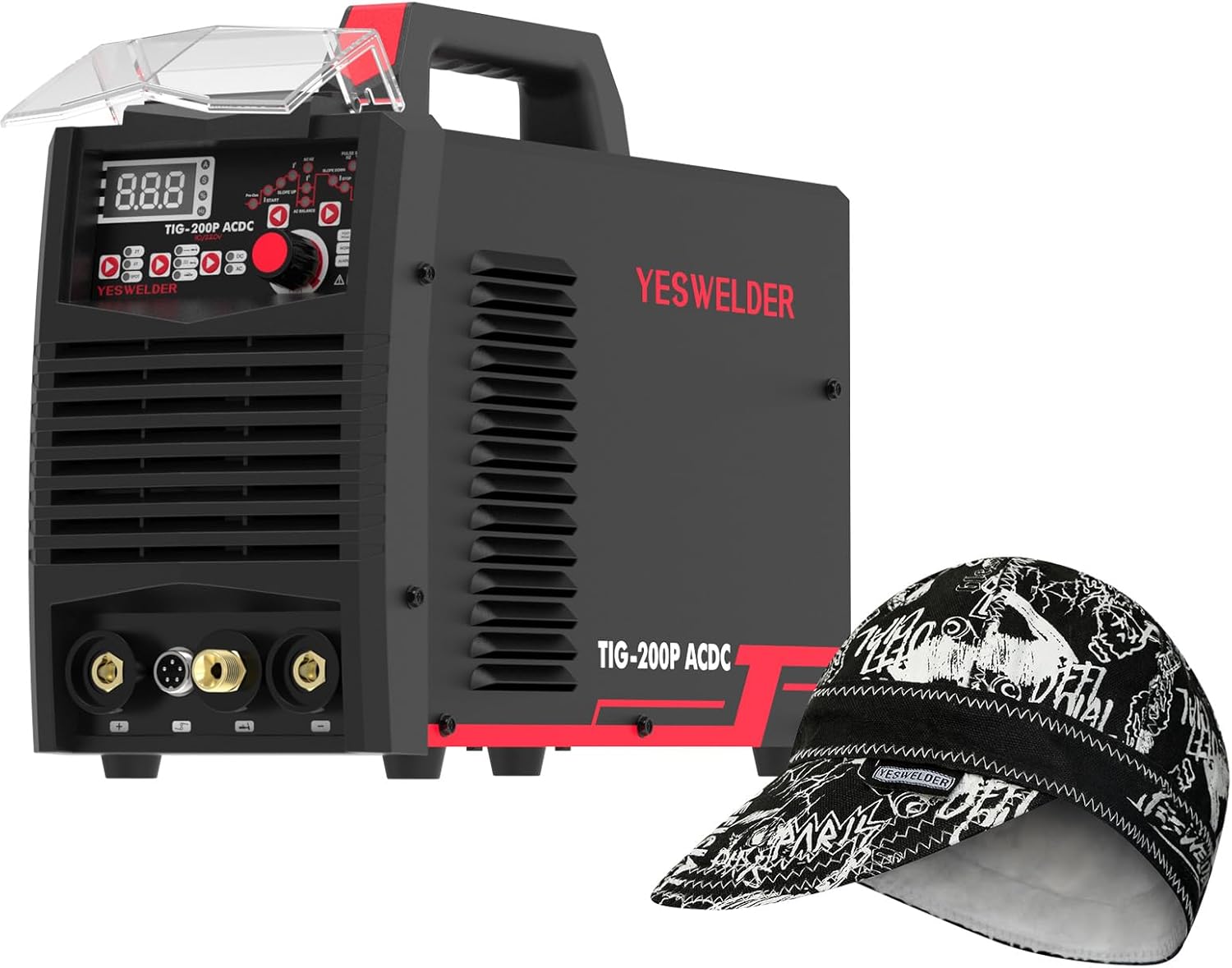 YESWELDER 200A AC/DC Aluminum Tig Welder with Pulse, Digital Inverter