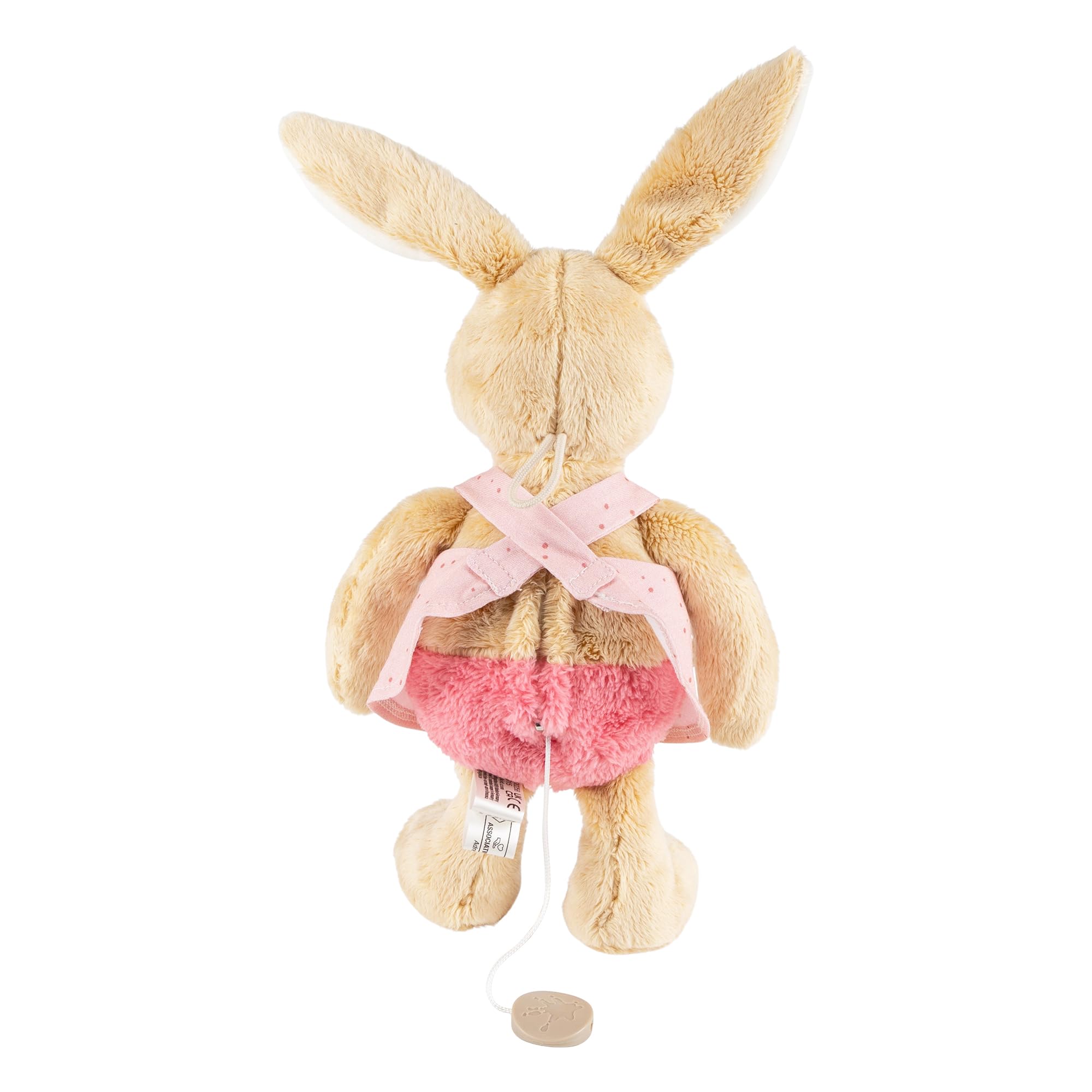 sigikid Caja de música personalizable con nombre bordado y melodía de deseo, regalo de nacimiento o bautismo, ayuda para dormir para recién nacidos, juguete de peluche