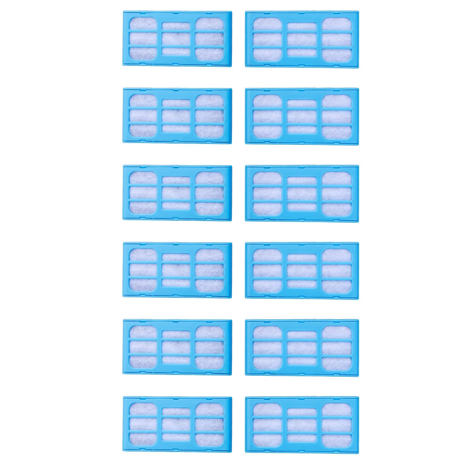 KCT 12 Pack Replacement Filter Cartridges Compatible with Pet Mate Cat and Dog Fountains