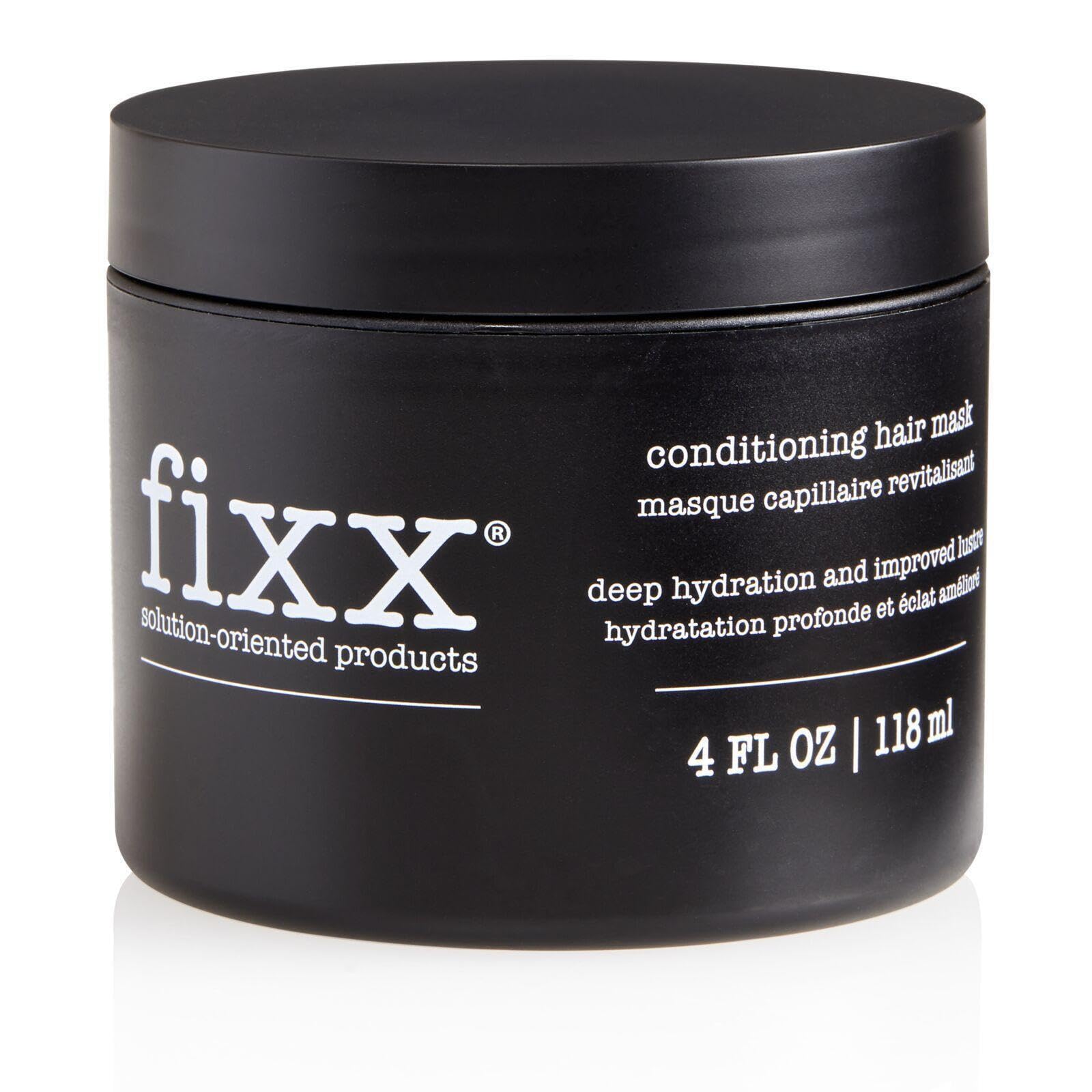 Fixx Conditioning Hair Mask - Deep Conditioner for Damaged Hair - Premium Hair Care and Repair - Nourishing Hair Conditioner Treatment for Dry or Frizzy Hair- Single Jar (4 fl oz/118 ml)