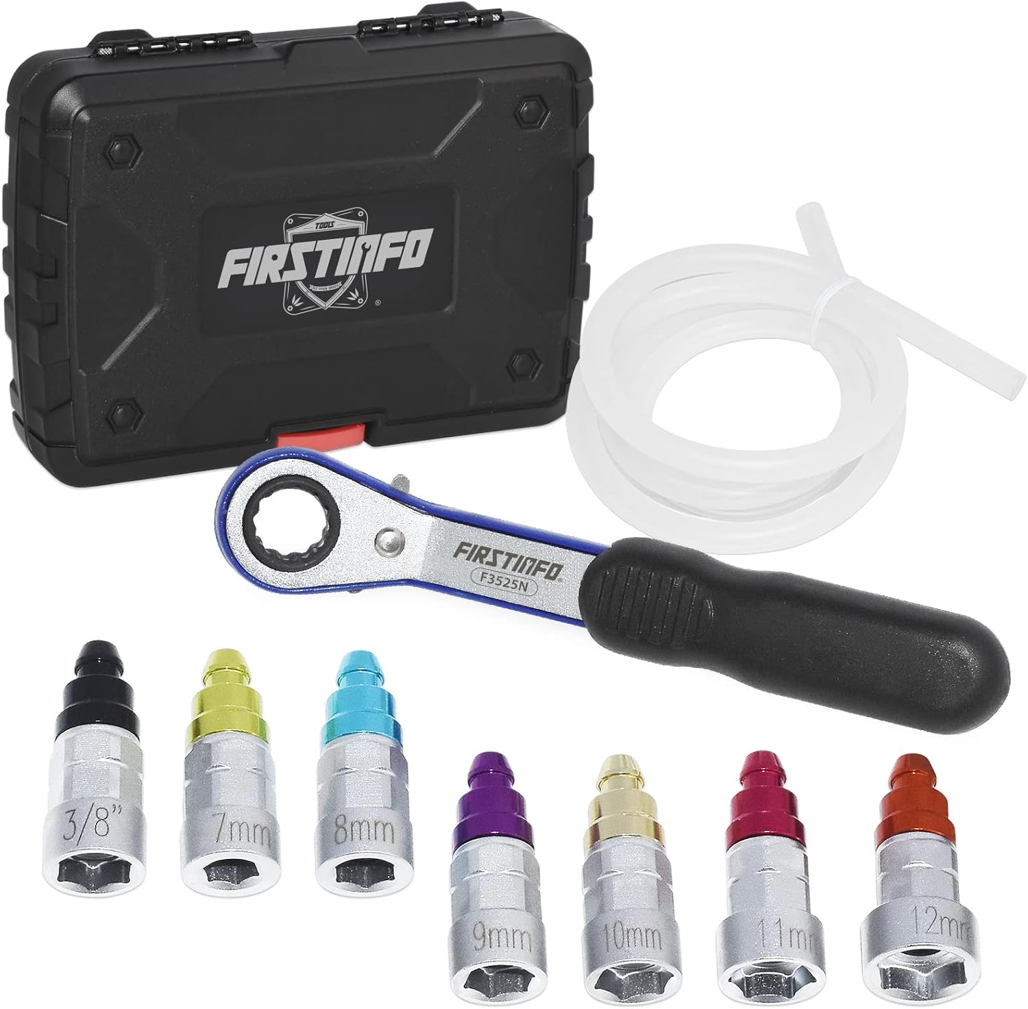 FIRSTINFO Patented Brake Bleeder Wrench Set with 712mm & 3