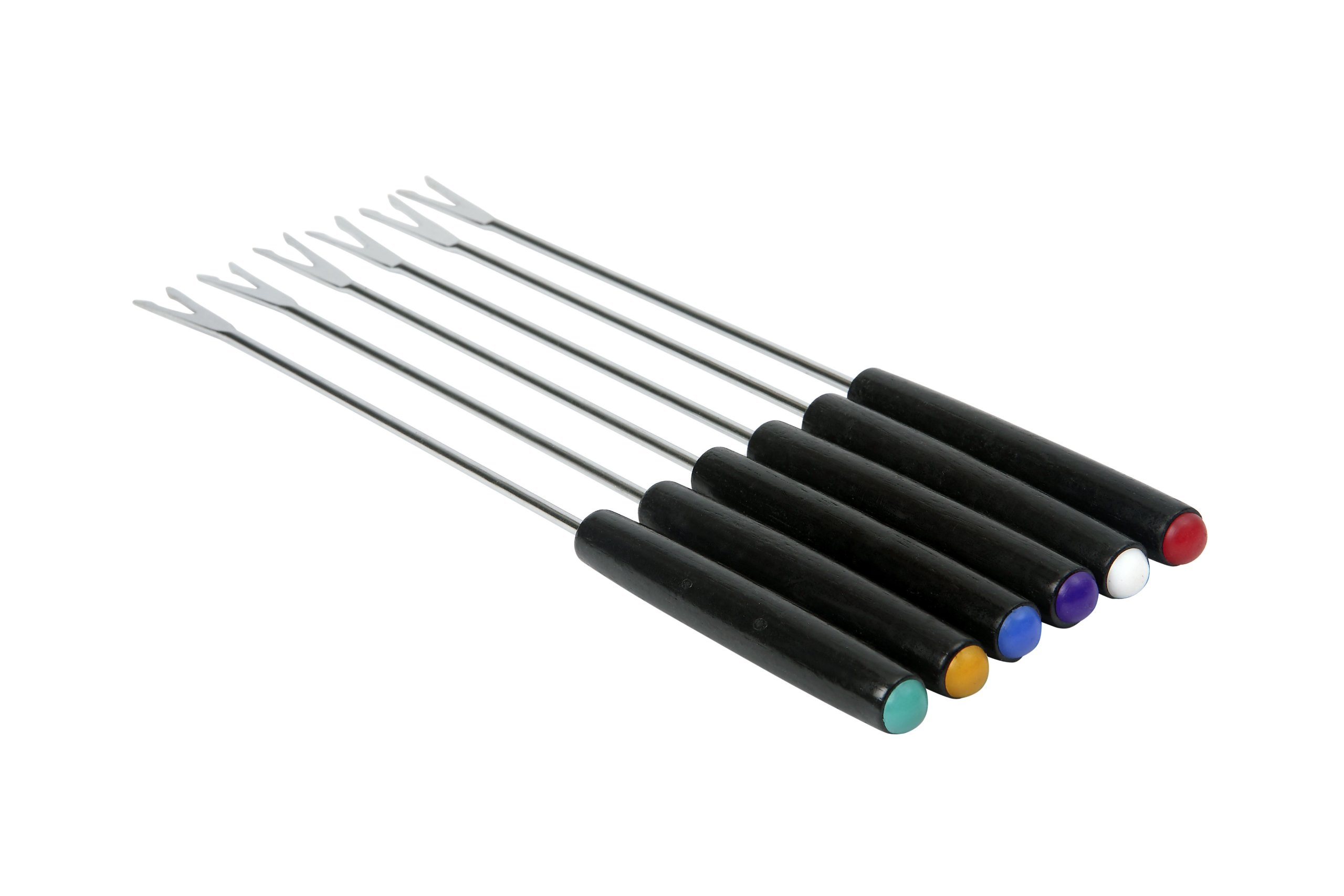 Fourchette à fondue Chasseur 6 pièces set d'ustensiles en acier pour appareil de table