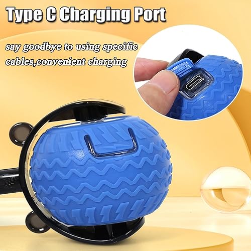 Miniatura 2 de 2 pelotas interactivas de juguete para gatos con cola, movimiento automático y evitar obstáculos, juguetes para gatos de interior