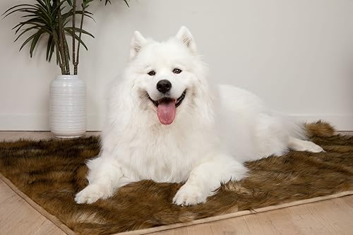 Miniatura 3 de Teton Pet Co. Manta impermeable para mascotas, protector realista de piel sintética para muebles, sofás, automóvil, cama, colchón, protege contra la