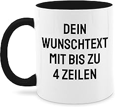 Mug 325 ml – Design Yourself Print – Desired Text I Personalised Text I Custom Text – 325 ml – Black – Name Mugs Couple Mugs Personalised Name Mulled Wine Cups