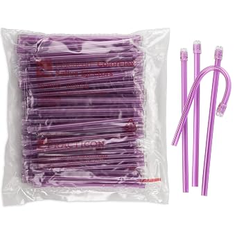 Practicon 7019110 PUR PUR Color-Flex Saliva Ejector, Purple, Pack of 100