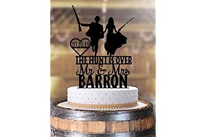 Hunters Together, Hunters Forever Wedding Cake Topper