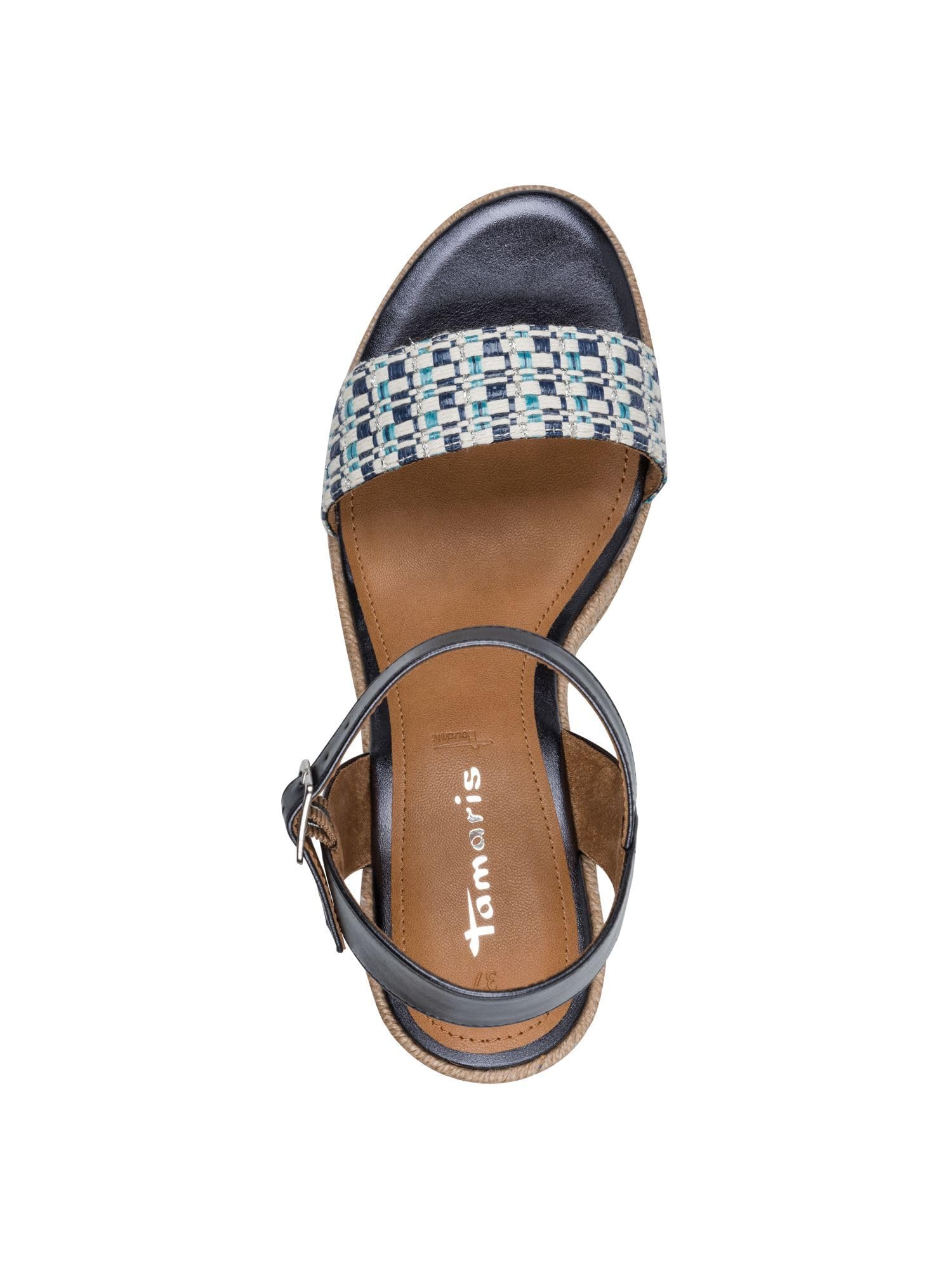Tamaris Damen Keilsandalen, Frauen Sandalen,TOUCHit-Fußbett