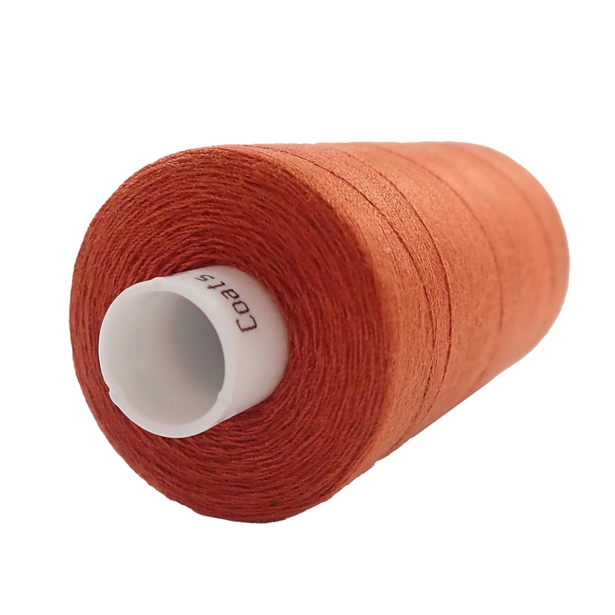 Fil Polyester 200m Oeko-Tex - Couleur Orange Terracotta - Fabriqué En Europe