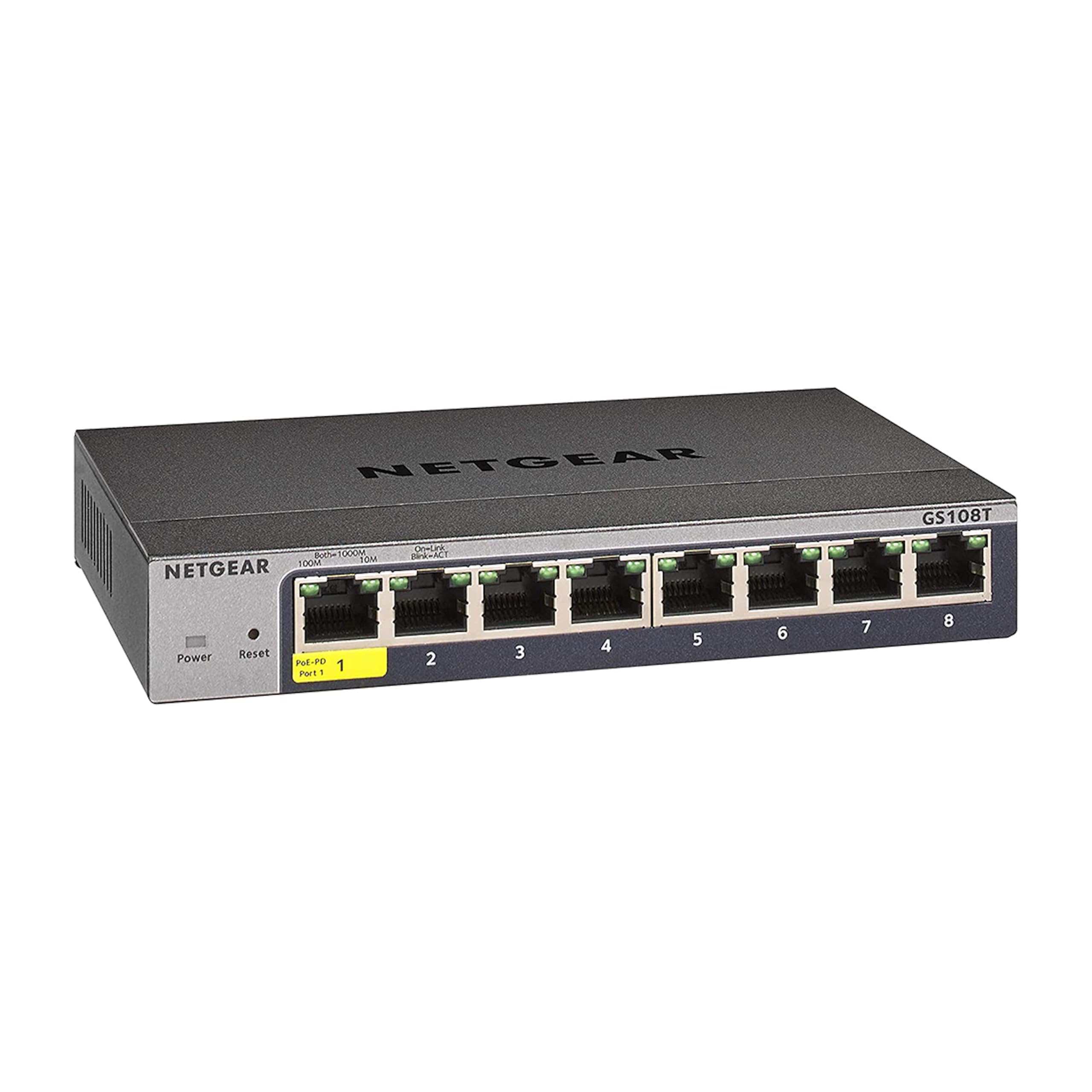 Amazon.com: NETGEAR 8-Port Gigabit Ethernet Smart Switch (GS108T