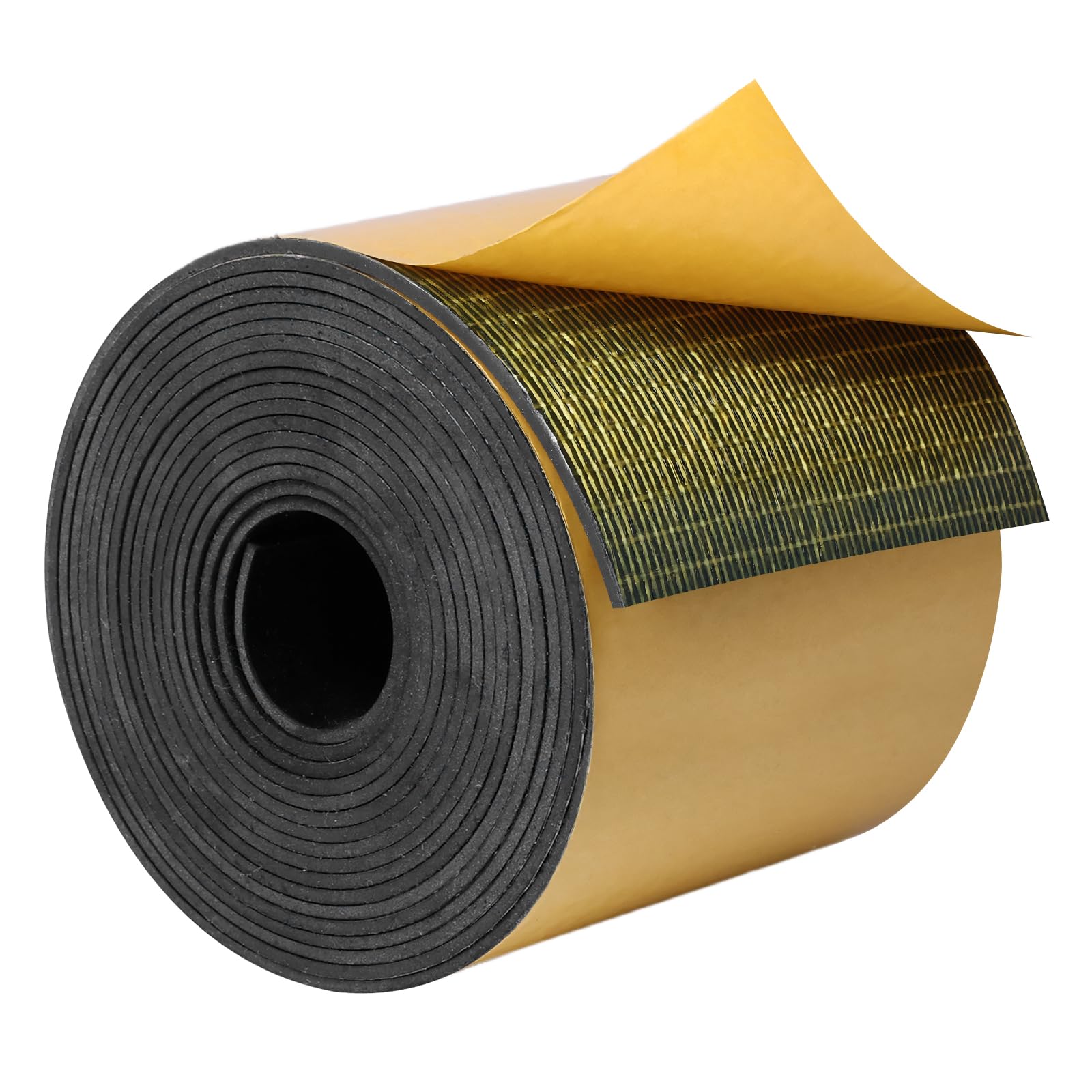 DGSL Neoprene Rubber Sheet Self Adhesive, 2" W x 1/16" T x 10' L Solid Rubber Sheets, Rolls & Strips for DIY Gaskets Crafts, Pads, Protection,