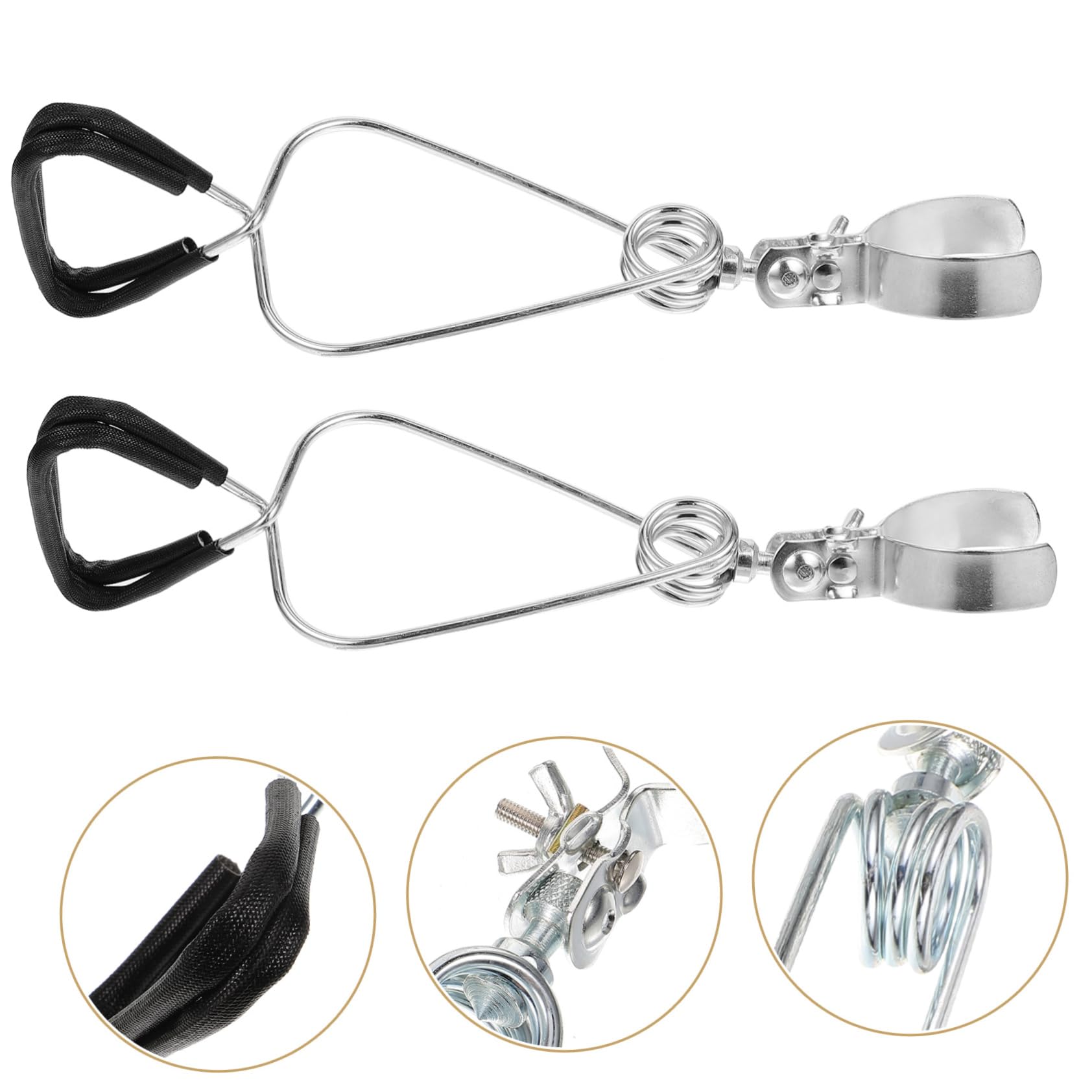 Sosoport 10pezzi Reptile Regolabile Clip Resistente per Lampade Riscaldamento dei Rettili e Acquatiche Facile Installare e Duraturo