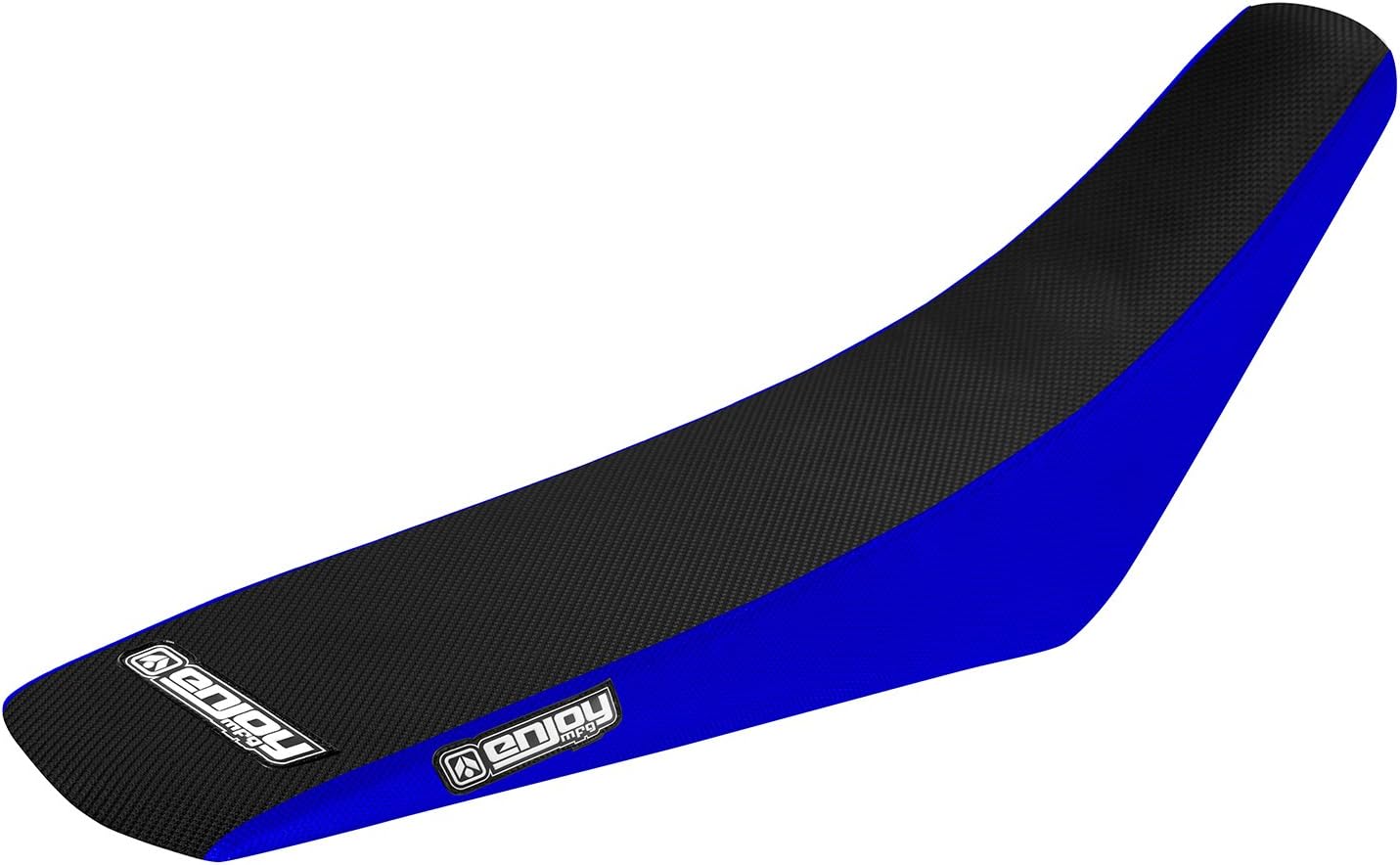 Enjoy Mfg Seat Cover - Compatible with Yamaha 1996-2001 YZ125 YZ 250 YZ 125 YZ 250 - Blue Sides/Black Top #75