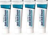 CareAll Anti-Itch Cream 1.25oz 4-Pack: Diphenhydramine 2% & Zinc Acetate for Fast Relief from Bug Bites, Poison Ivy, Sunburn