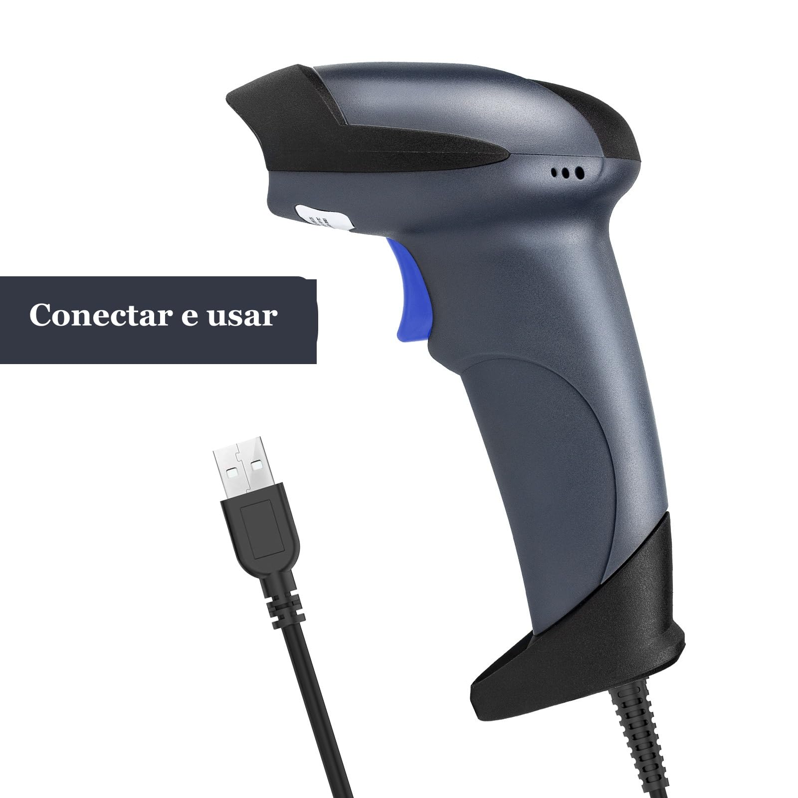 NETUM Scanner di codici a barre 2D con supporto USB 2.0 cablato QR Code Imager Lettore automatico di codici a barre a mano pistola con cavo USB per laptop, computer, cassa, POS -M5S