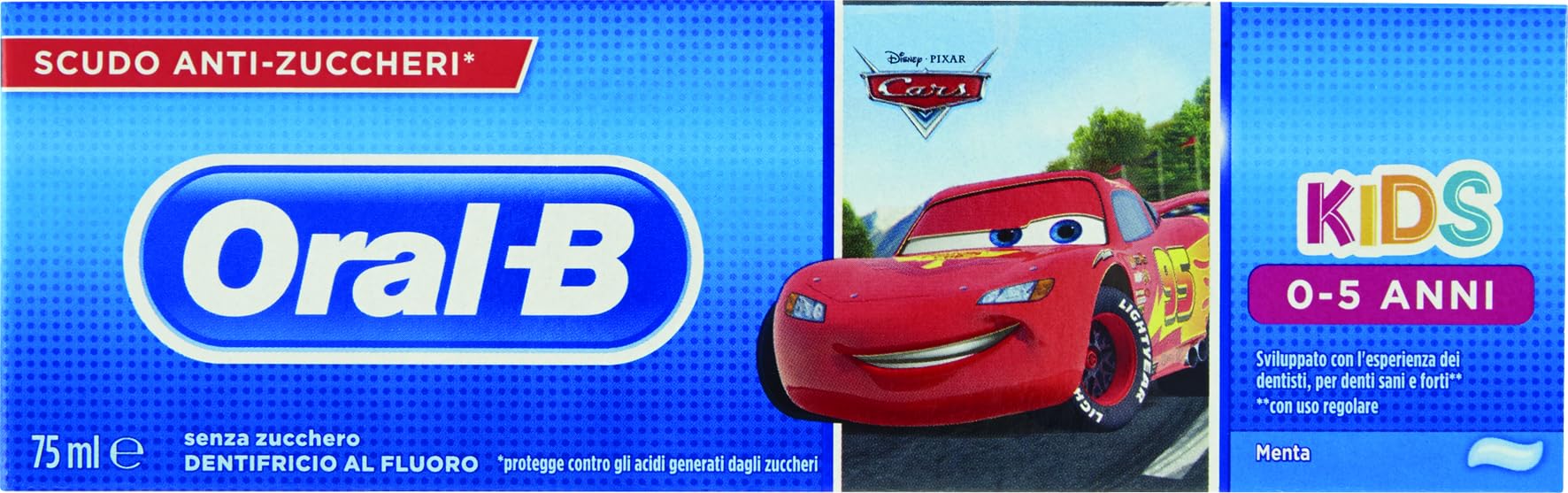 Oral-B Dentifricio per Bambini con Personaggi, 75ml, modelli assortiti, 1 pezzo